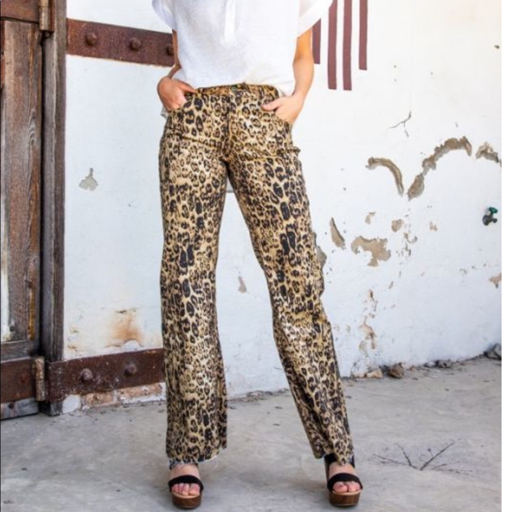 L&B Leopard Trouser Jeans
